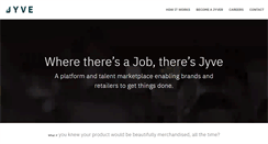 Desktop Screenshot of jyve.com